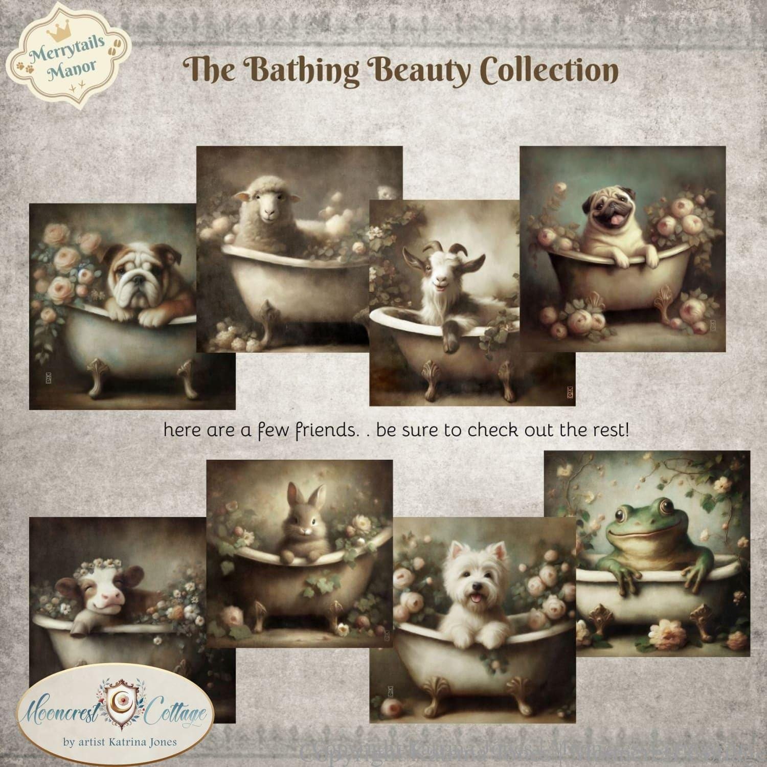 a bunch of pictures of a dog in a bathtub
