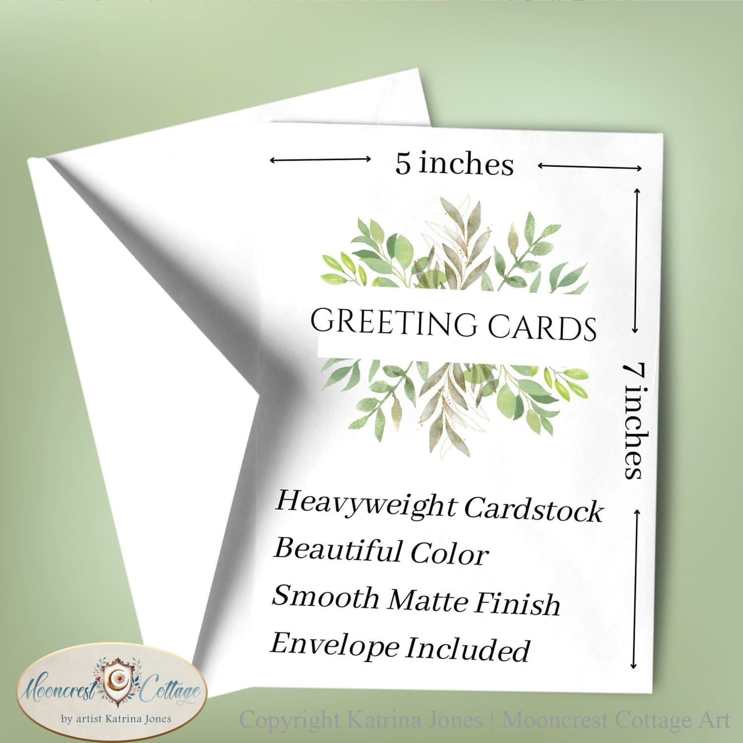 Mother Goose Country Cottage Greeting Card