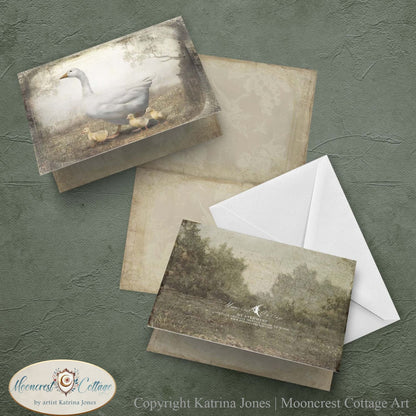 Mother Goose Country Cottage Greeting Card
